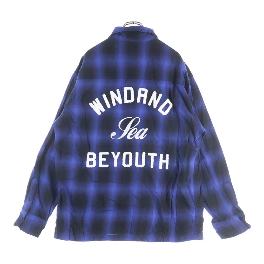WIND AND SEA（ウィンダンシー） PLAID SHIRT BEYOUTH限定 オンブレ