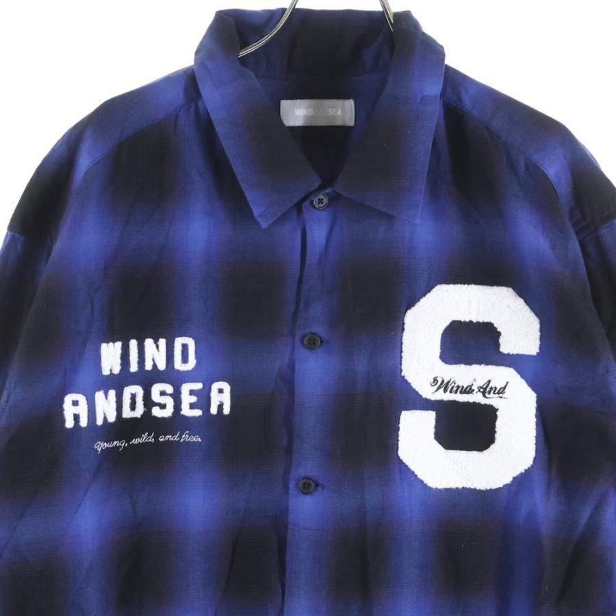 WIND AND SEA（ウィンダンシー） PLAID SHIRT BEYOUTH限定 オンブレ