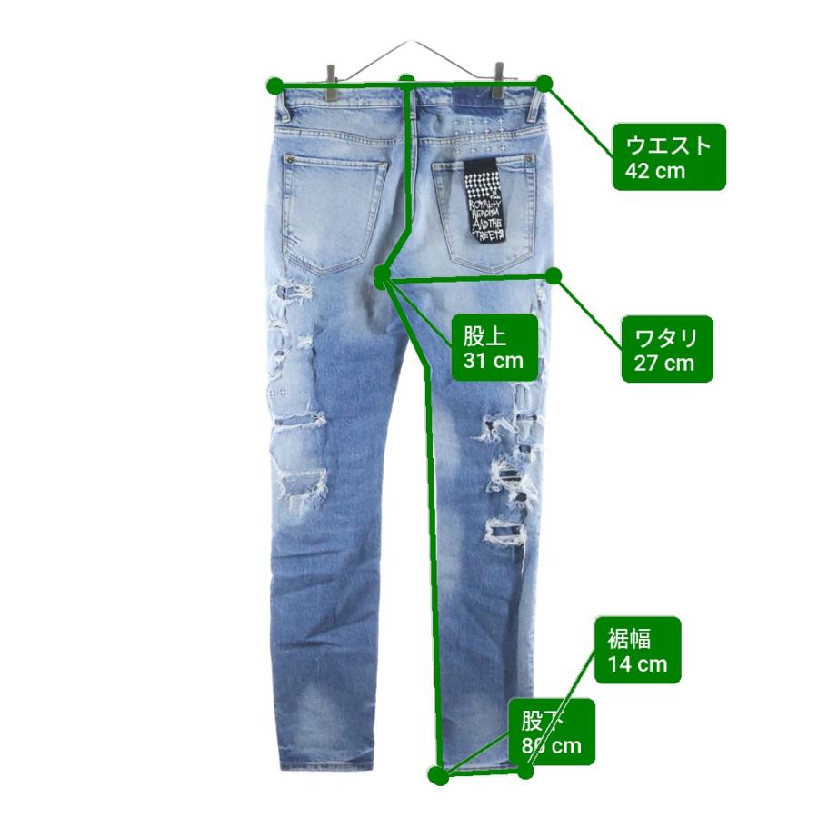 Ksubi（スビ） VAN WINKLE TEKTONIK DIALLED ダメージ加工 ストレート