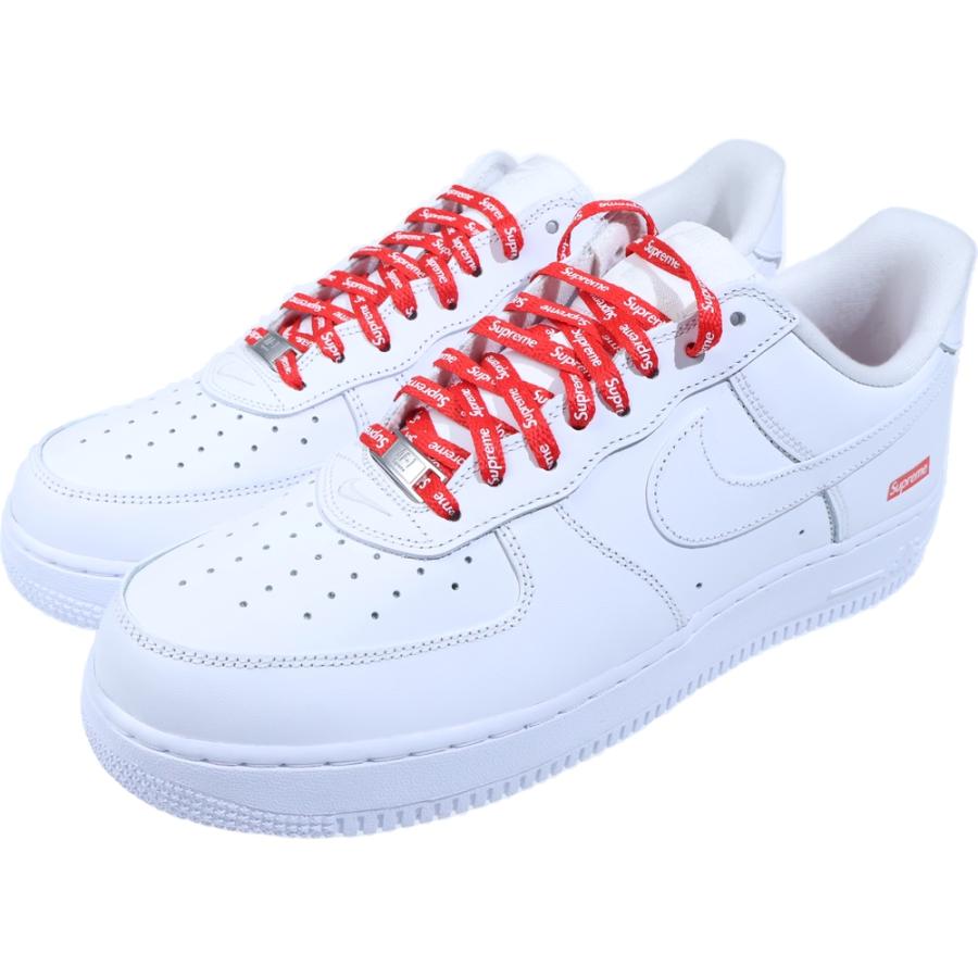 SupremeとNikeのコラボ、ホワイトのエアフォース1 Low  28センチ　新品、未使用。 NIKE（ナイキ） NIKE AIR FORCE 1 LOW / SUPREME wht/blk-wht cu9225