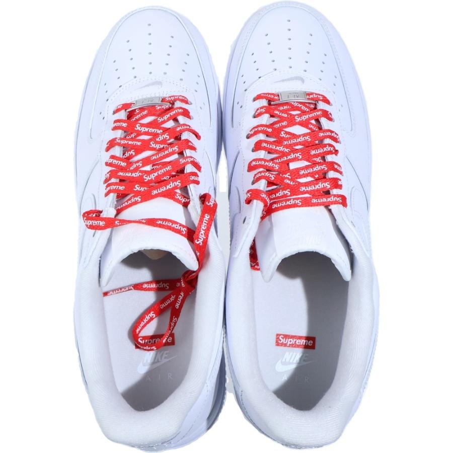 SupremeとNikeのコラボ、ホワイトのエアフォース1 Low  28センチ　新品、未使用。 NIKE（ナイキ） NIKE AIR FORCE 1 LOW / SUPREME wht/blk-wht cu9225