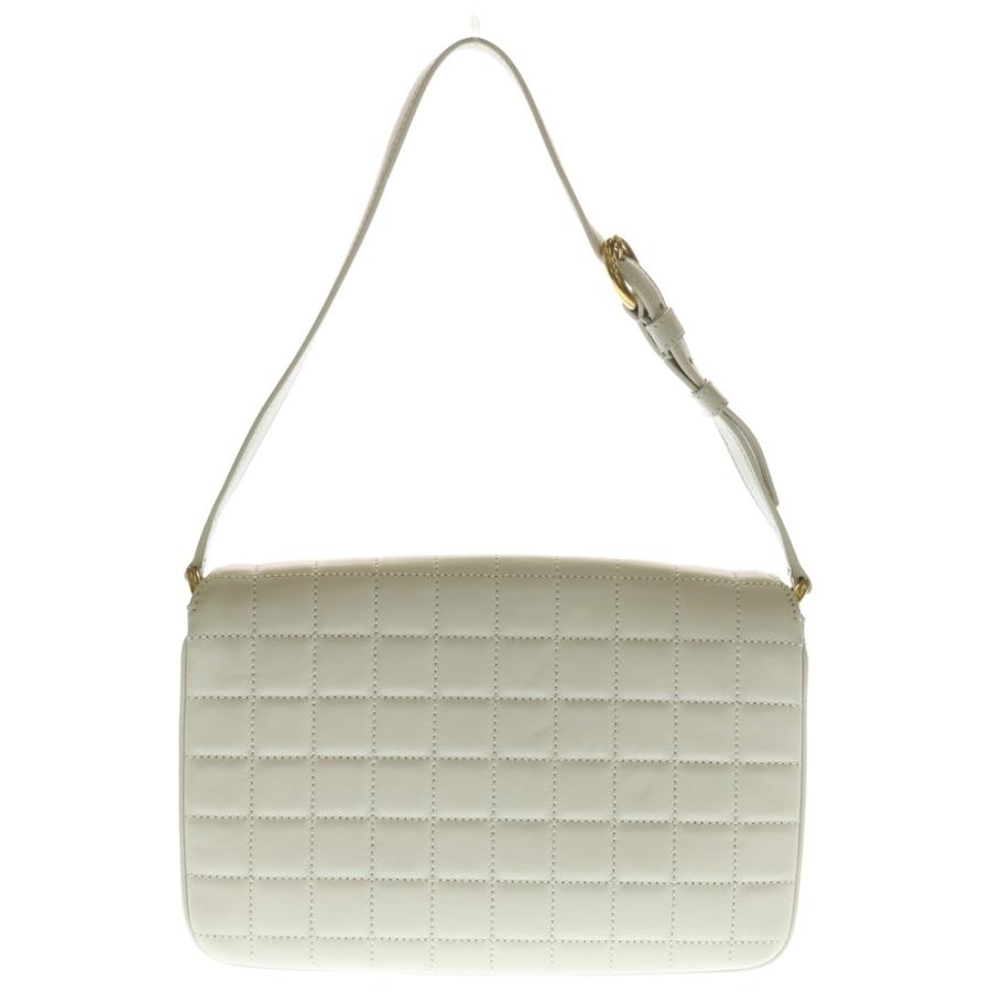 YVES SAINT LAURENT イヴサンローラン LE MAILLON ル マイヨン キルティングレザー ショルダーバッグ ホワイト BRS737354・1223 Yves Saint Laurent（イヴ・サンローラン） LE MAILLON ル マイヨン