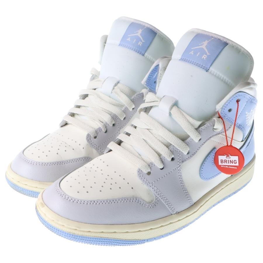 NIKE（ナイキ） WMNS Air Jordan 1 Mid Psychic Blue Sail ウィメンズ