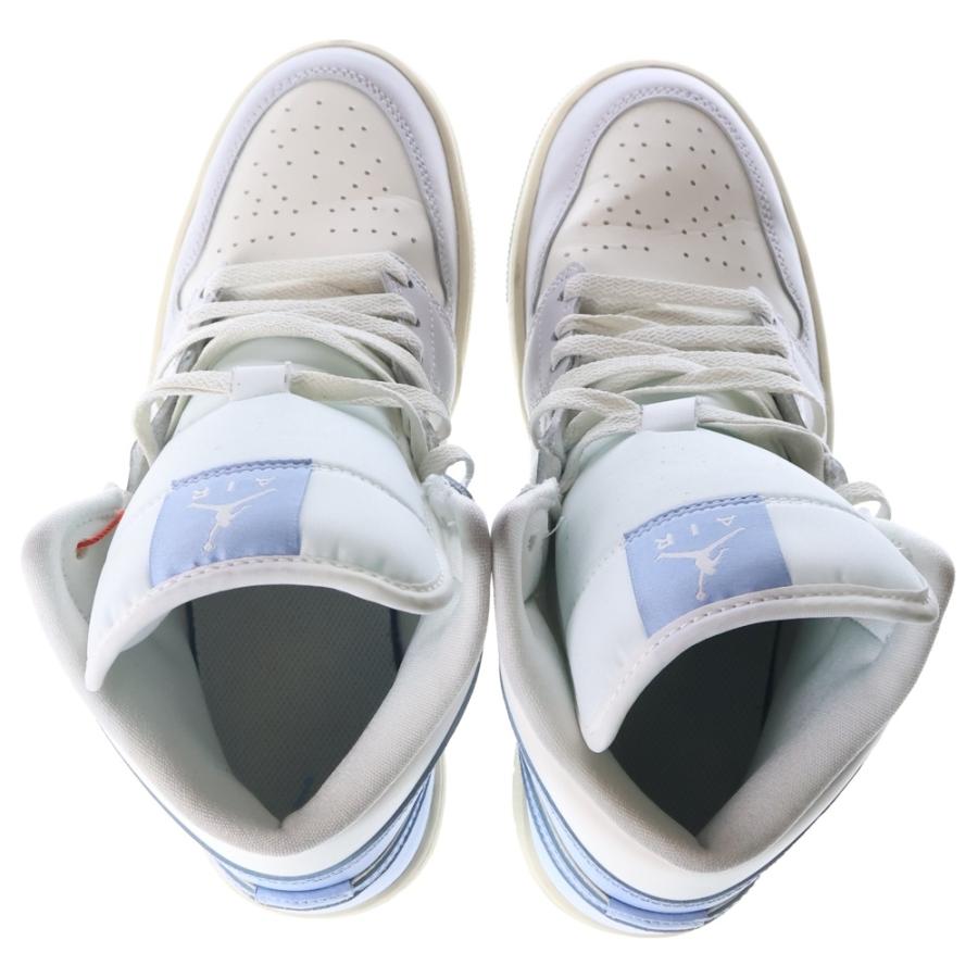 NIKE（ナイキ） WMNS Air Jordan 1 Mid Psychic Blue Sail ウィメンズ