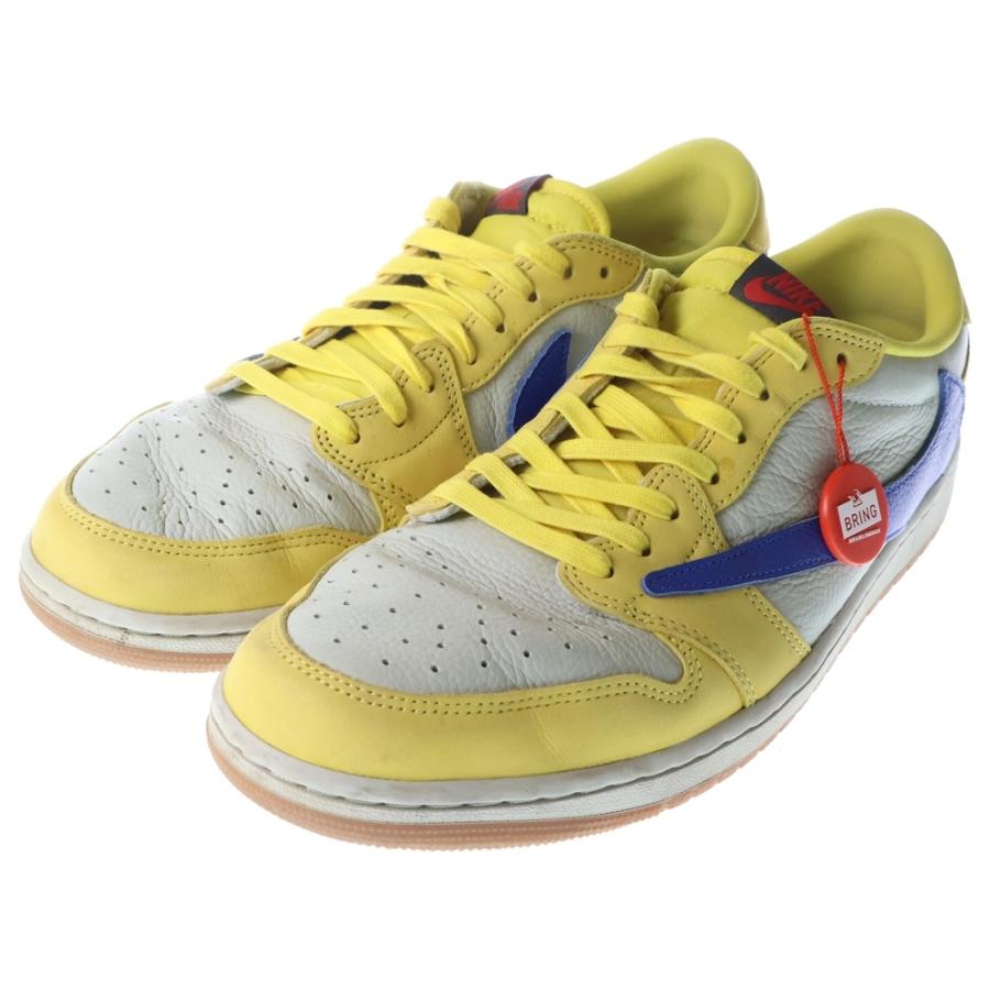 NIKE（ナイキ） ×TRAVIS SCOTT WMNS AIR JORDAN 1 RETRO LOW OG Canary