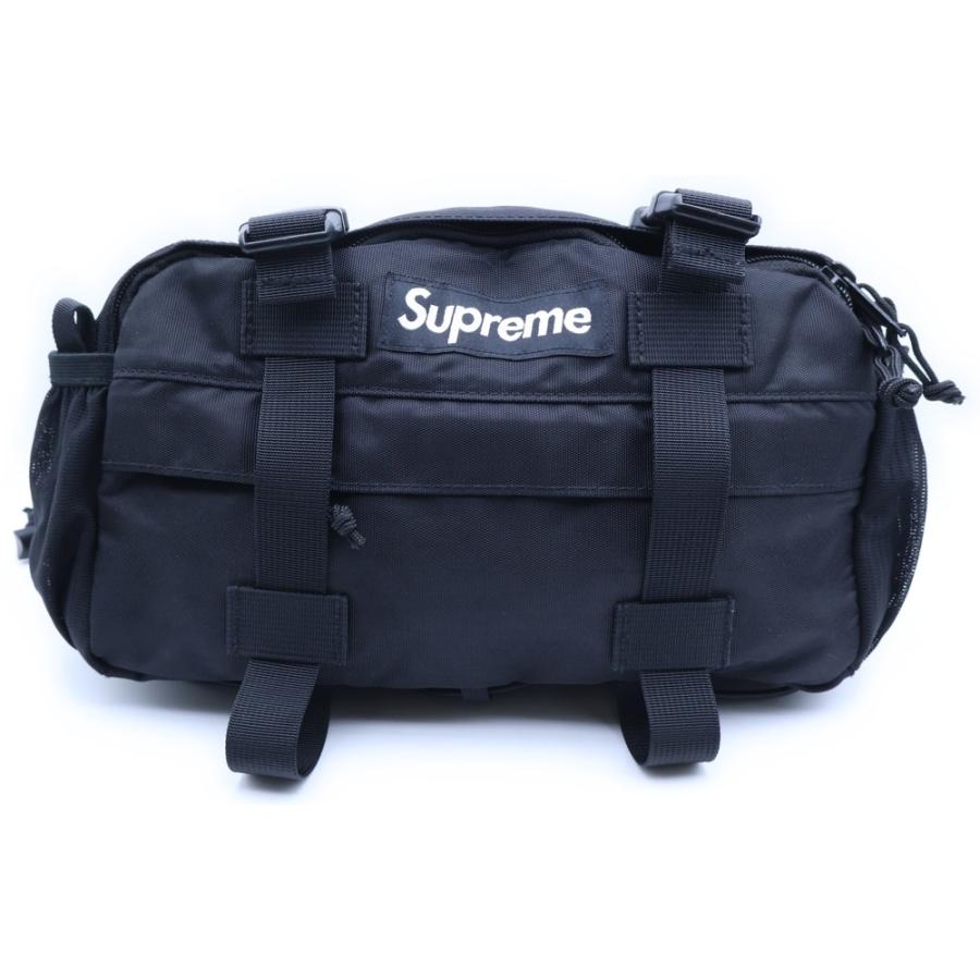 美品　19AW Supreme シュプリーム ウエストバッグ　ブラック Supreme（シュプリーム） 19AW Waist Bag ウエストバッグ ブラック
