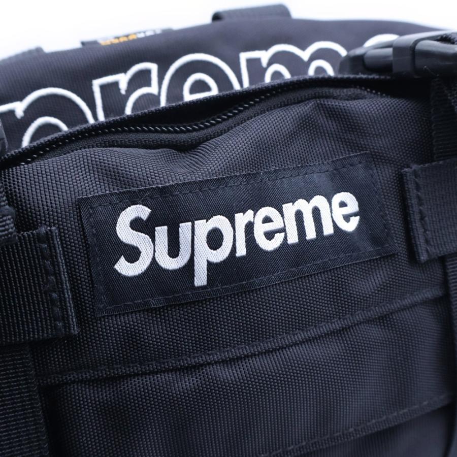 美品　19AW Supreme シュプリーム ウエストバッグ　ブラック Supreme（シュプリーム） 19AW Waist Bag ウエストバッグ ブラック