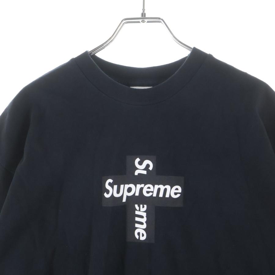 シュプリーム☆プリントロゴ tシャツ ブラック 2XL Supreme（シュプリーム） 20AW Cross Box Logo Tee クロスボックスロゴ