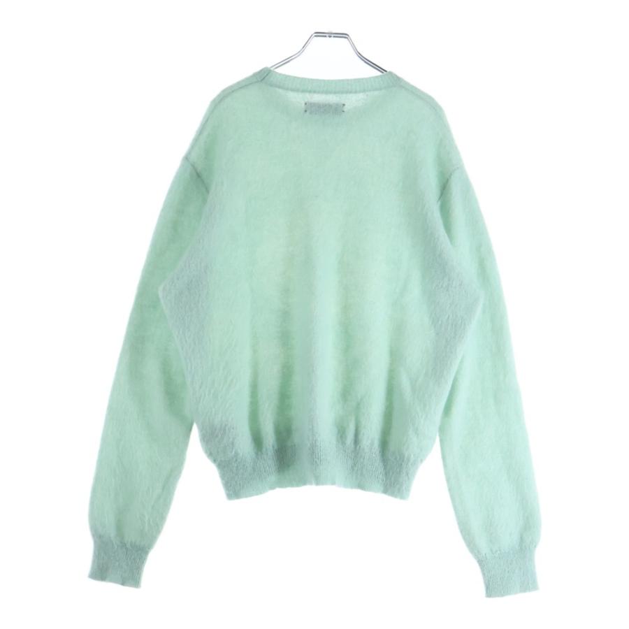 AMIRI アミリ 23AW ロゴインターシャモヘアニットセーター ミントグリーン SRAW23MKL017SMRMALO_1