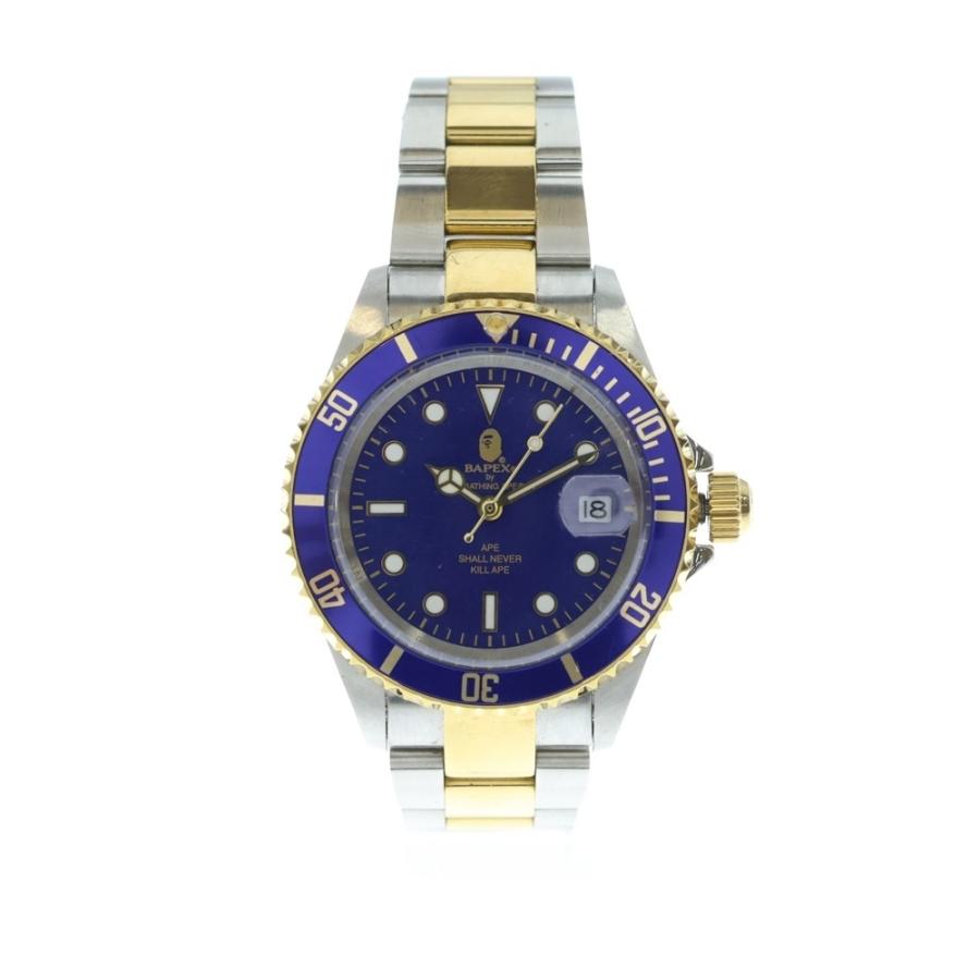 美品アベイシングエイプ BAPE TYPE 1 BAPEX サルマリーナ自動巻き A BATHING APE（アベイシングエイプ） TYPE 1 BAPEX タイプ1 ベイ