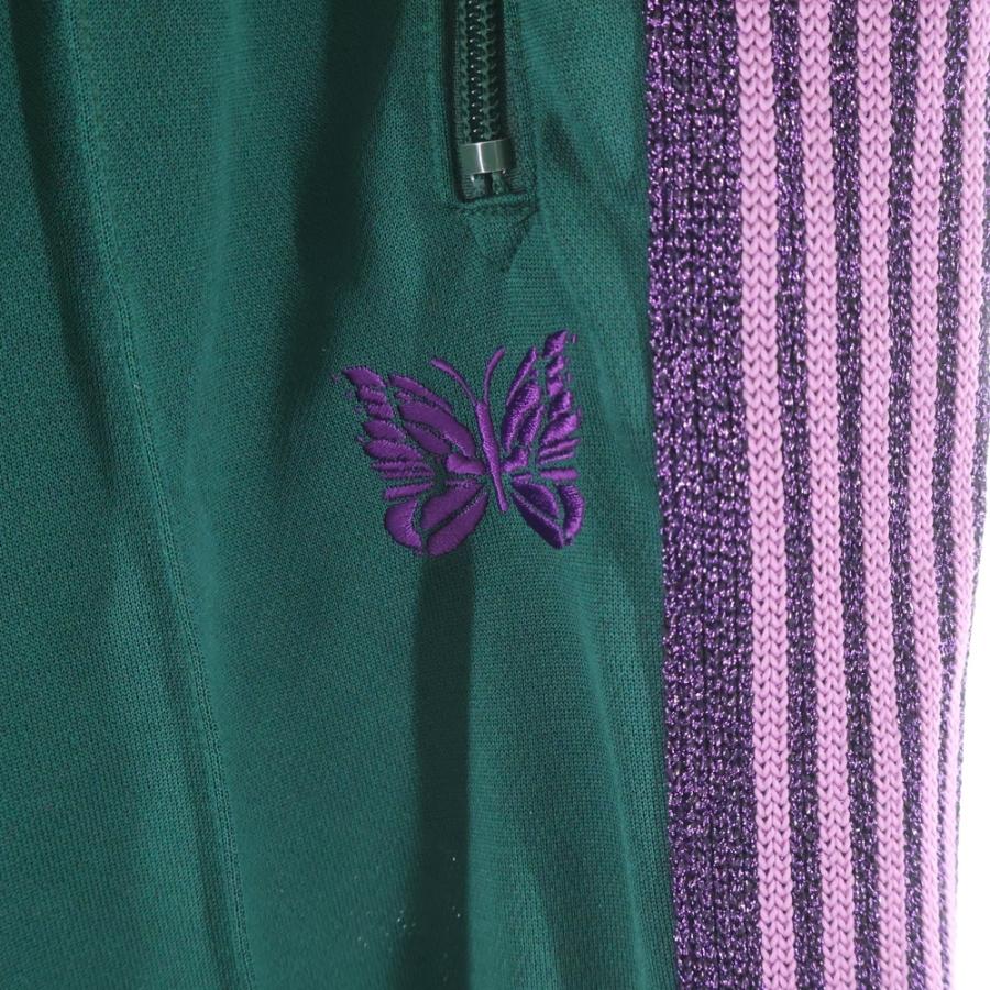 Needles（ニードルス） NARROW TRACK PANT サイドライン ロゴ刺繍