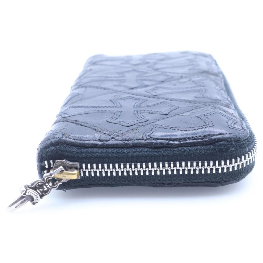 【新品】CHROME HEARTS REC F ZIP QUILTED CHROME HEARTS（クロムハーツ） REC F ZIP QUILTED WALLET セメタリー