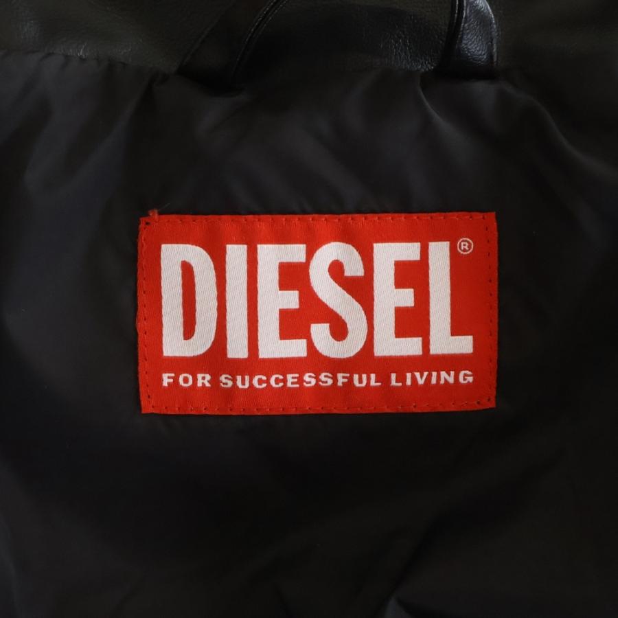 DIESEL（ディーゼル） W-MYLEY フェイクレザー パファージャケット