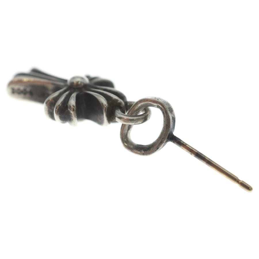 クロムハーツBBYF PPRCHN ベイビーファットクロス ドロップピアス925 CHROME HEARTS クロムハーツ CHクロスベビーファットドロップピアス 両