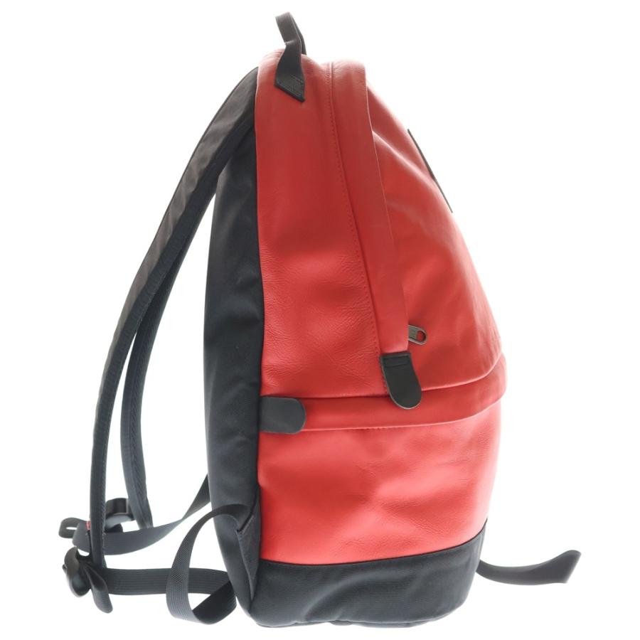 17aw シュプリーム×ザノースフェイスレザーデイパック バックパックリュック赤 Supreme（シュプリーム） 17AW ×THE NORTH FACE Leather Day Pack ザ