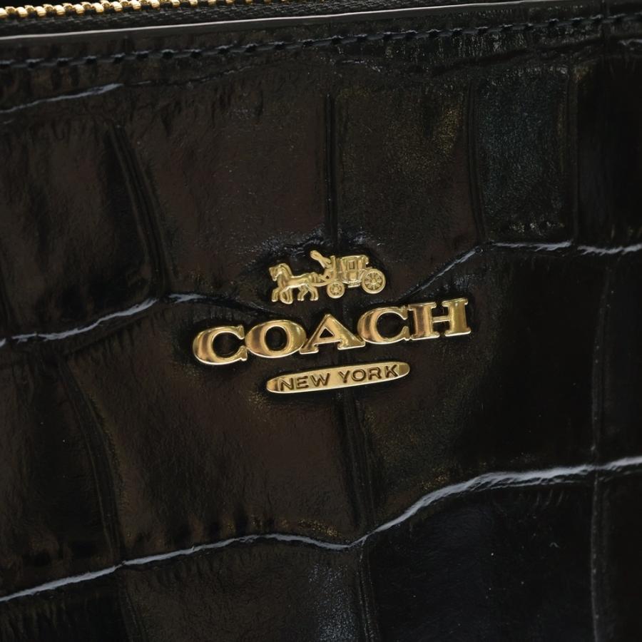 COACH（コーチ） クロコ型押し 2WAY ハンドバッグ ショルダーバッグ 