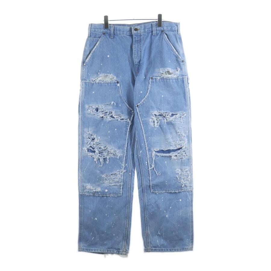 Carhartt（カーハート） DOUBLE KNEE PANT クラッシュ加工 ペンキ