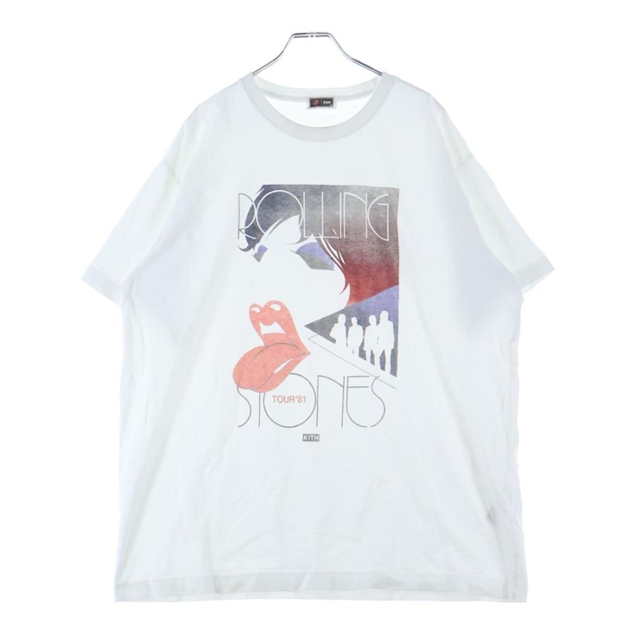 KITH（キス） 25SS ×ローリングストーンズ ツアープリント クルー