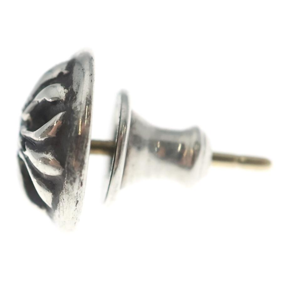 CHROME HEARTS クロムハーツ STUD CRSBLL 1/DIA クロスボールスタッドピアス 1ダイヤ シルバー_2