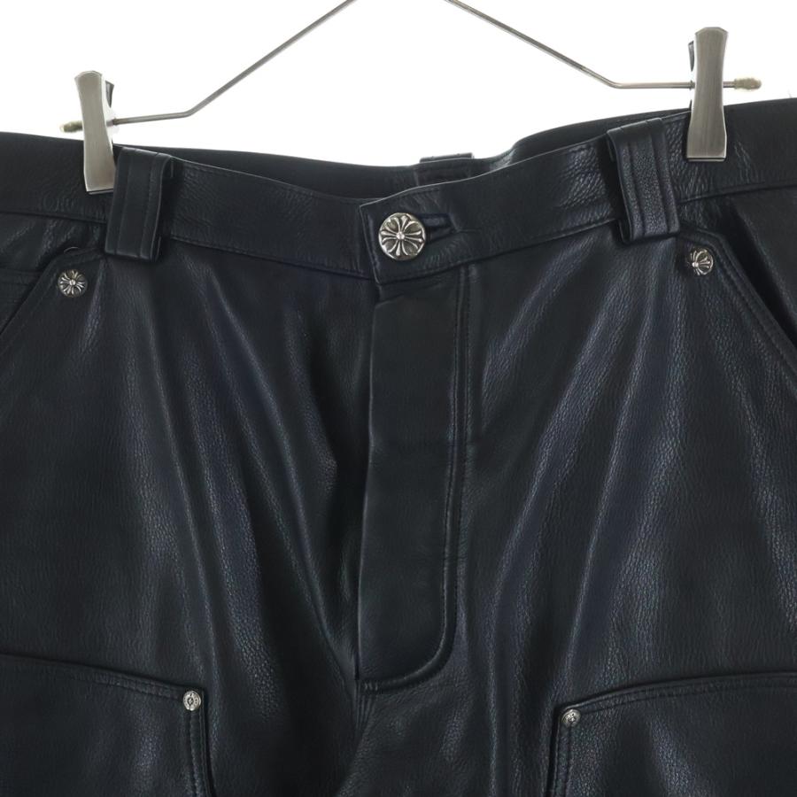 CHROME HEARTS（クロムハーツ） Carpenter Double Knee Leather Pants 