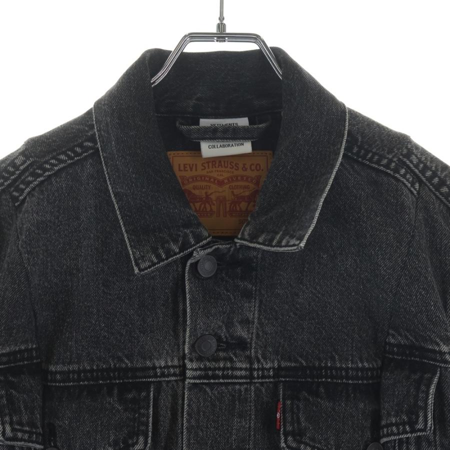 ⠀*⠀様 希少　再構築　ヴェトモン　リーバイス　黒　デニムジャケット VETEMENTS（ヴェトモン） 18SS ×Levi's リーバイス 再構築デニム