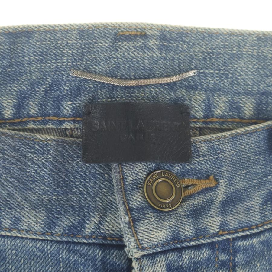 サンローランパリ 16SS D02 M/SK・LW エディ期 デストロイクラッシュ