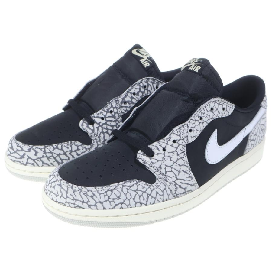 ナイキ NIKE エア ジョーダン 1 ロー ブラック セメント 25