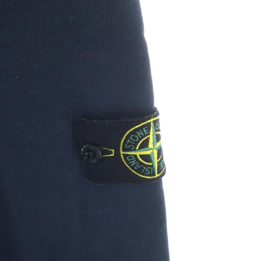 STONE  ストーンアイランド 24AW Sweatshirt ロゴ ワッペン ブラッシュド スウェットパンツ ブラック 811560920 STONE ISLAND（ストーン アイランド） 24AW Sweatshirt ロゴ ワッペン