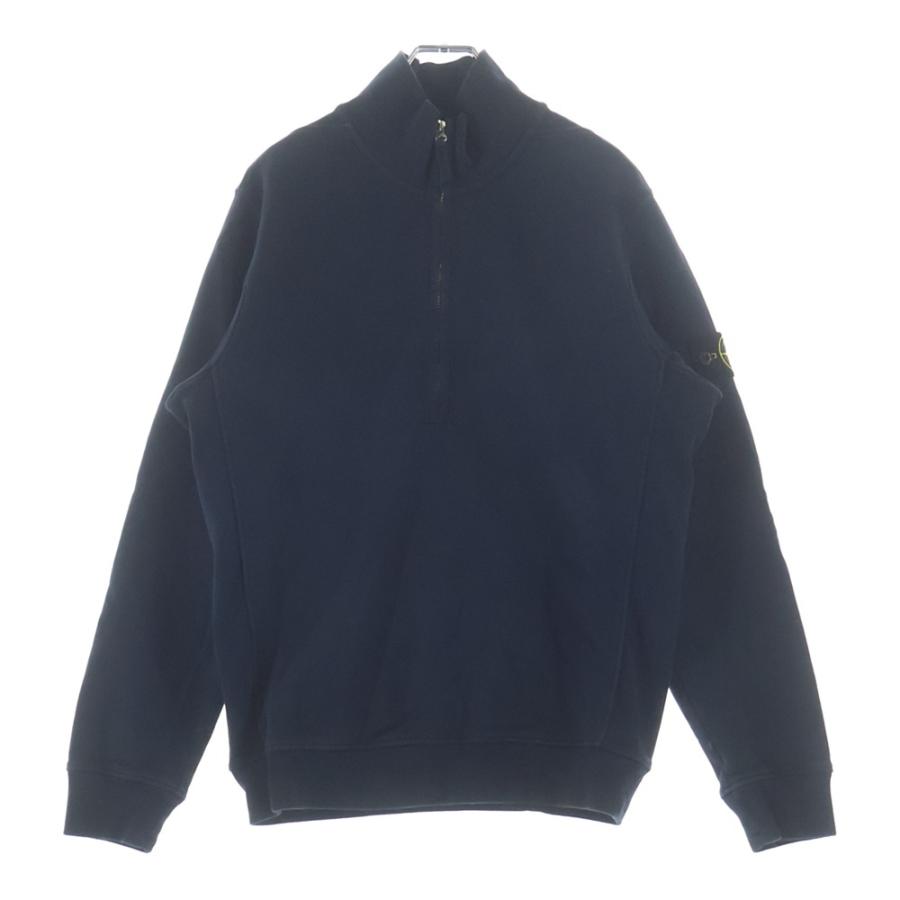 STONE ISLAND（ストーン アイランド） 24AW Half Zip Sweatshirt ロゴ