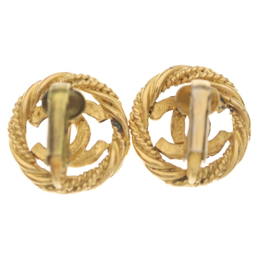 CHANEL（シャネル） ロゴラウンド イヤリング ピアス ゴールド : BRING 