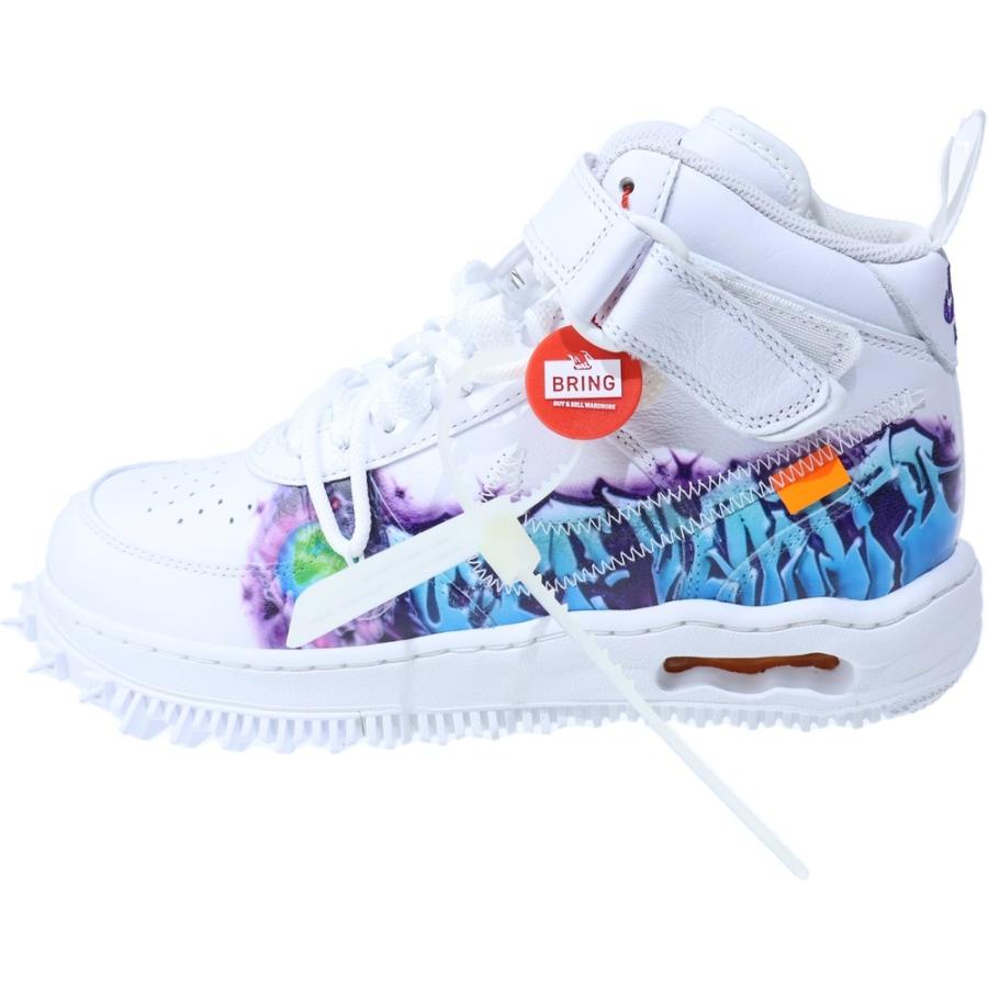 NIKE（ナイキ） ×OFF-WHITE AIR FORCE1 MID SP LTHR オフホワイト エア