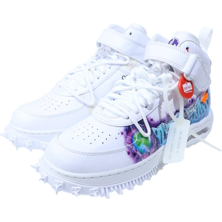 NIKE（ナイキ） ×OFF-WHITE AIR FORCE1 MID SP LTHR オフホワイト エア