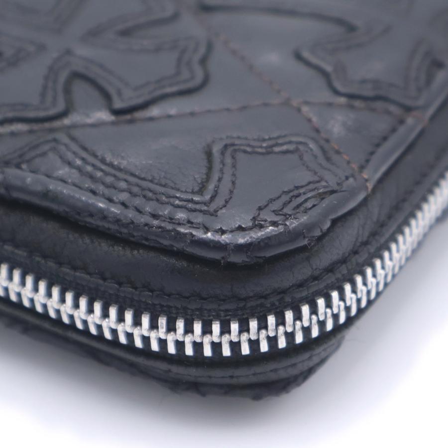 CHROME HEARTS（クロムハーツ） REC F ZIP QUILTED WALLET セメタリー