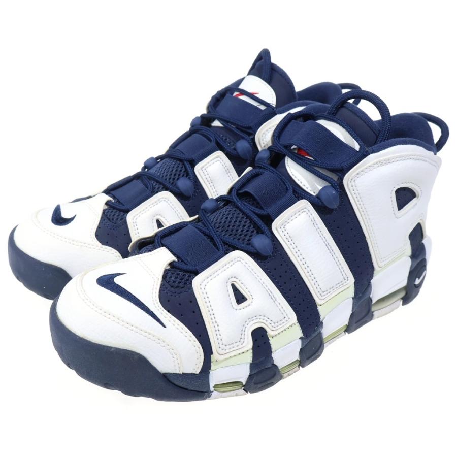 NIKE ナイキ AIR MORE UPTEMPO Olinpic エアモアアップテンポ オリンピック ハイカットスニーカー ホワイト/ネイビー US10/28cm 414962-104 NIKE（ナイキ） AIR MORE UPTEMPO Olinpic エアモアアップテンポ
