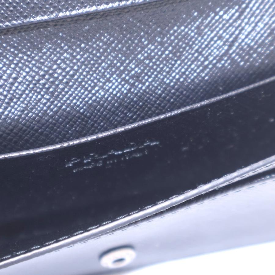 PRADA（プラダ） カードケース 名刺入れ サフィアーノ ブラック 2MC122