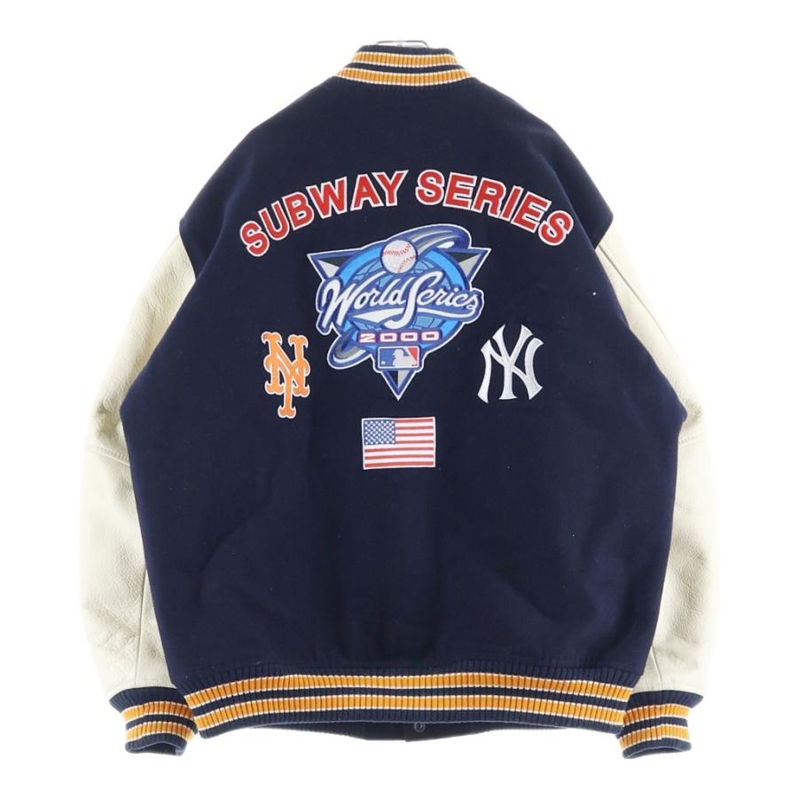 AVIREX（アヴィレックス） ×MLB サブウェイ シリーズ ロゴ刺繍 ジップ