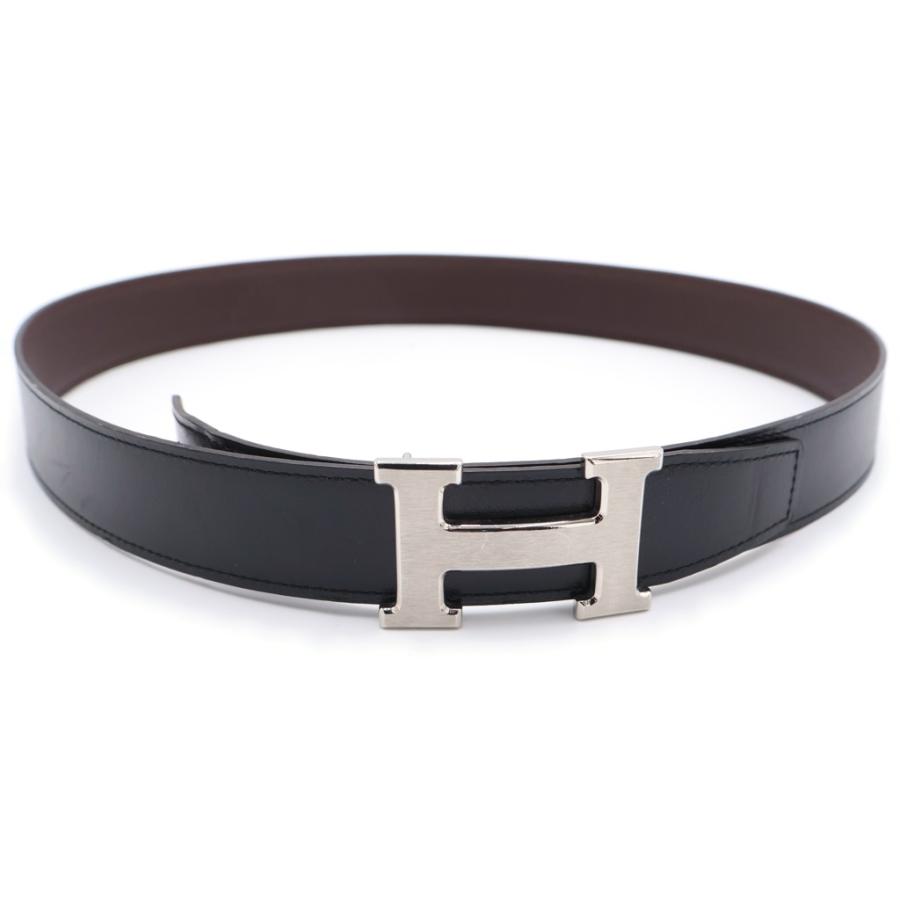 エルメス コンスタンス Hオ カレ 85 HベルトC刻 HERMES（エルメス） コンスタンス Hベルト #85 ブラウン×ブラック