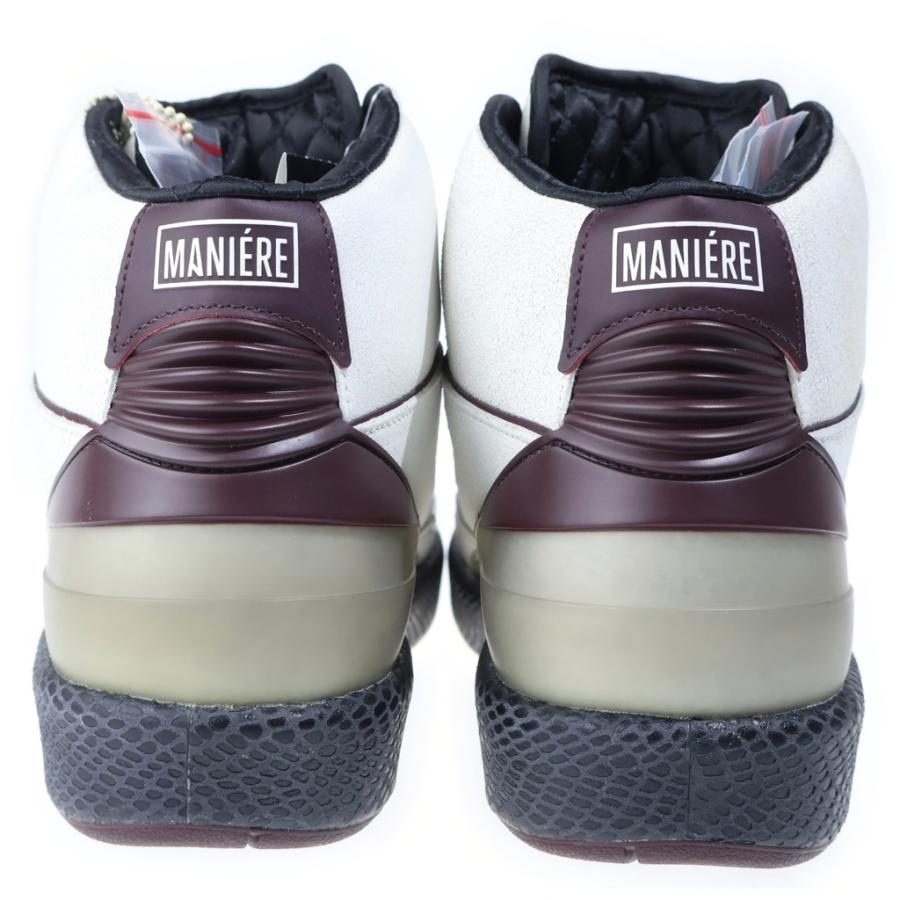 ナイキ ×A MA MANIERE AIR JORDAN 2 RETRO SP エアジョーダン 2 レトロ ハイカットスニーカー バーガンディ US11.5/29.5cm DO7216-100の画像