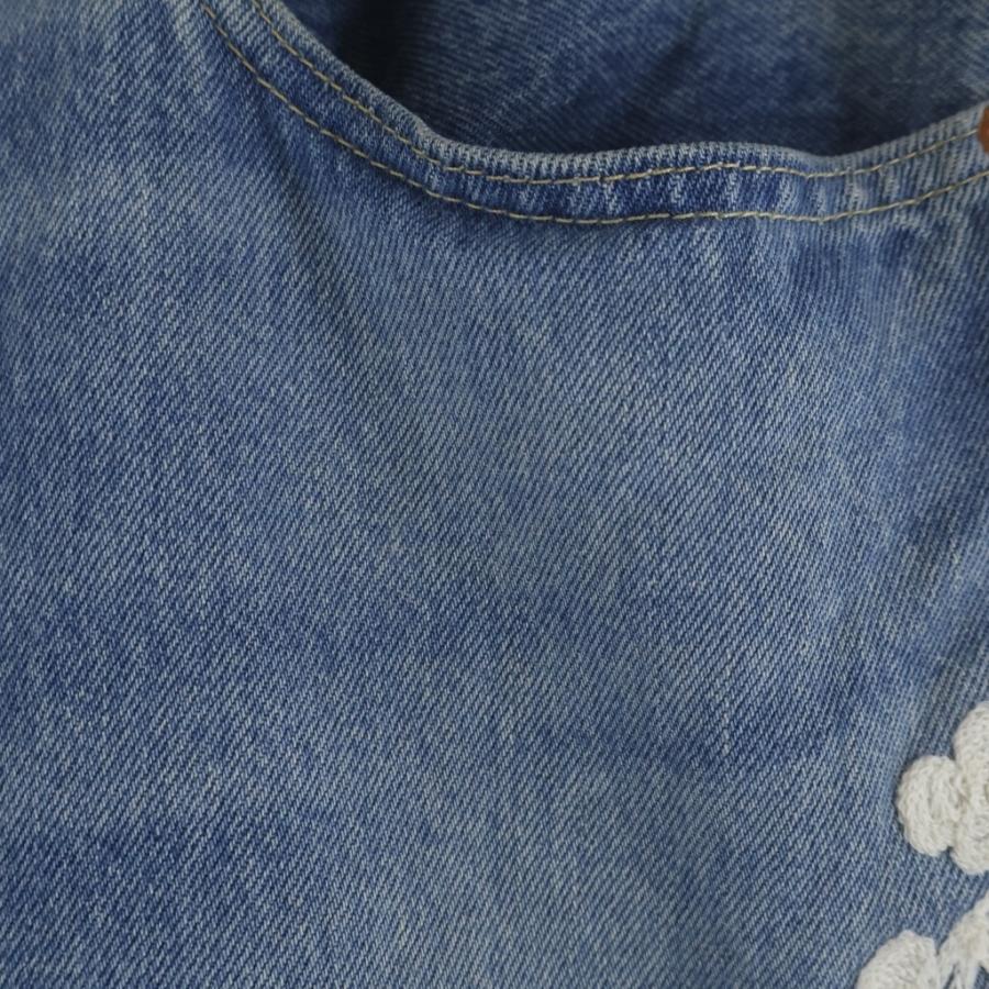 デニムティアーズ ×Levi's 501 Denim Pants リーバイス501 花柄