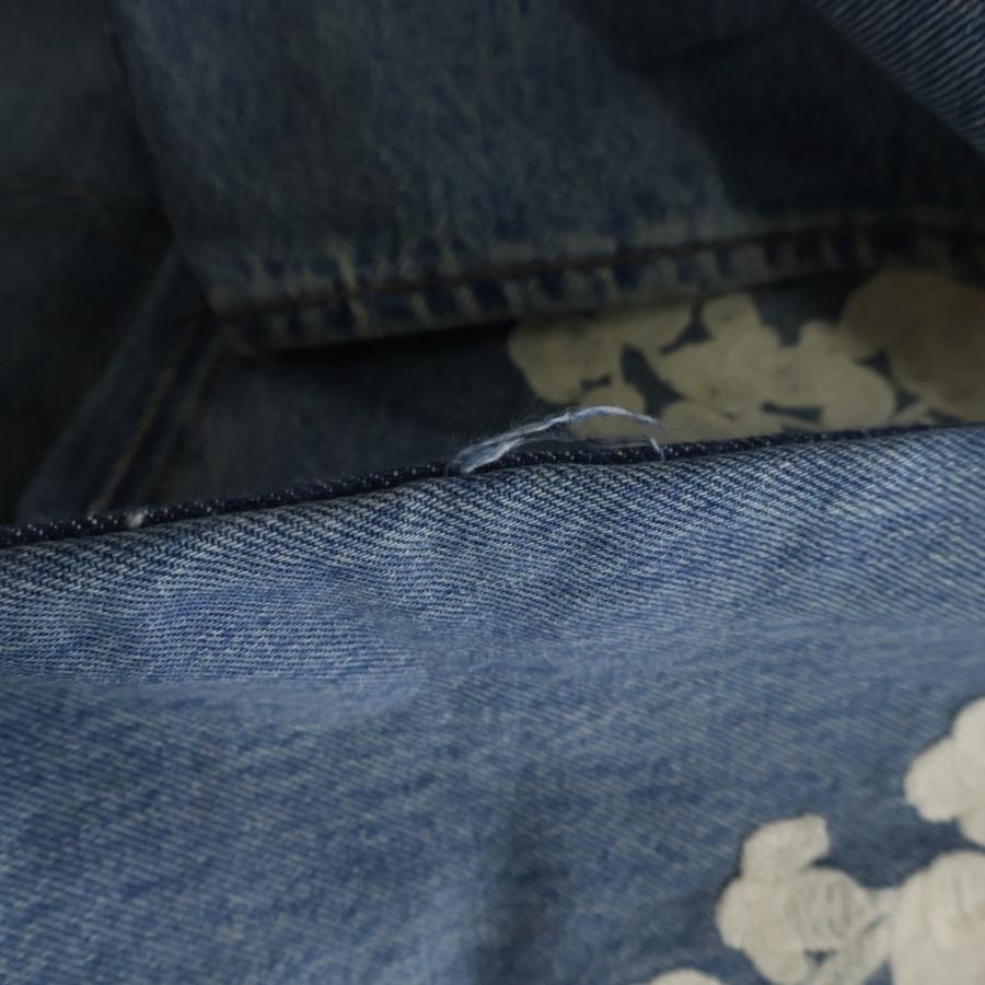 デニムティアーズ ×Levi's 501 Denim Pants リーバイス501 花柄