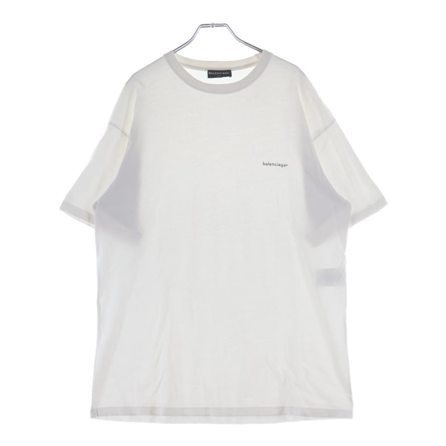 BALENCIAGA（バレンシアガ） 17AW フロントロゴプリント 半袖Tシャツ 