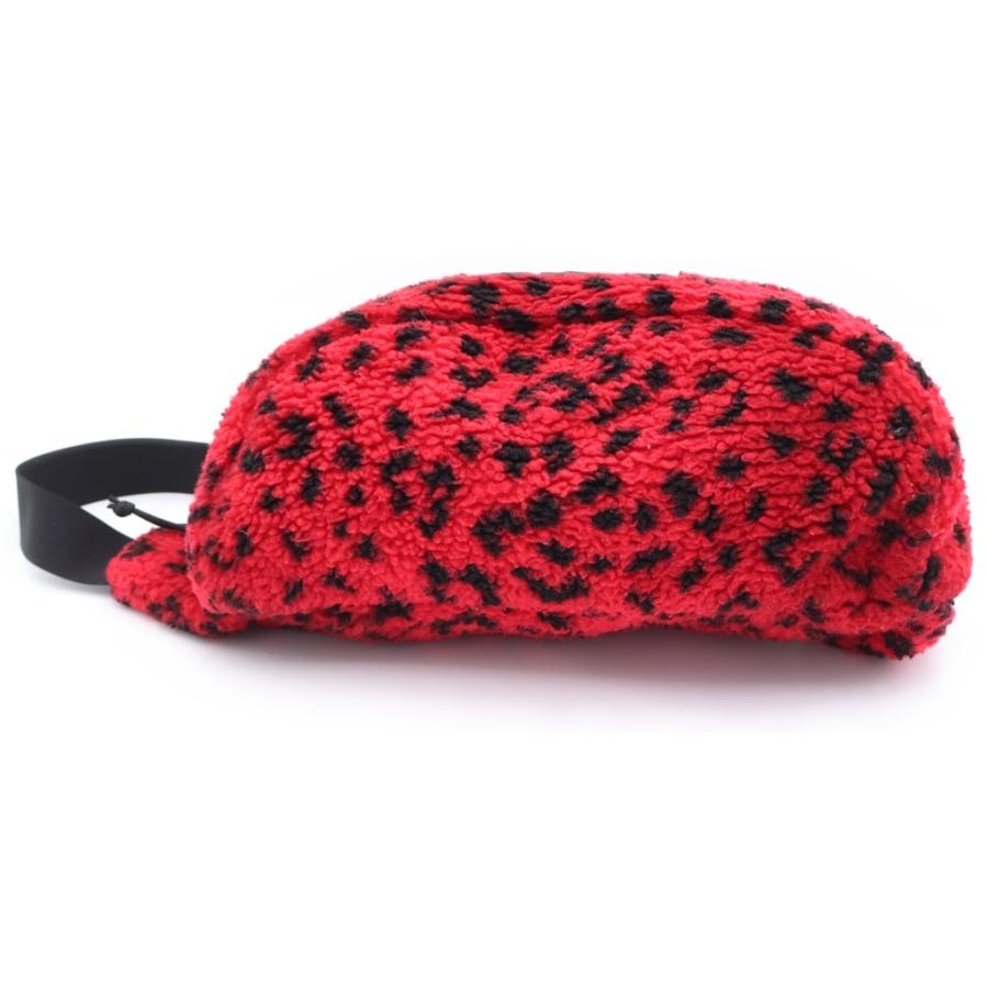 SupremeLeopard レオパードフリースウエストバッグ_x000D_赤RED正規品 Supreme（シュプリーム） 17AW Leopard Fleece Waist Bag レオパード柄