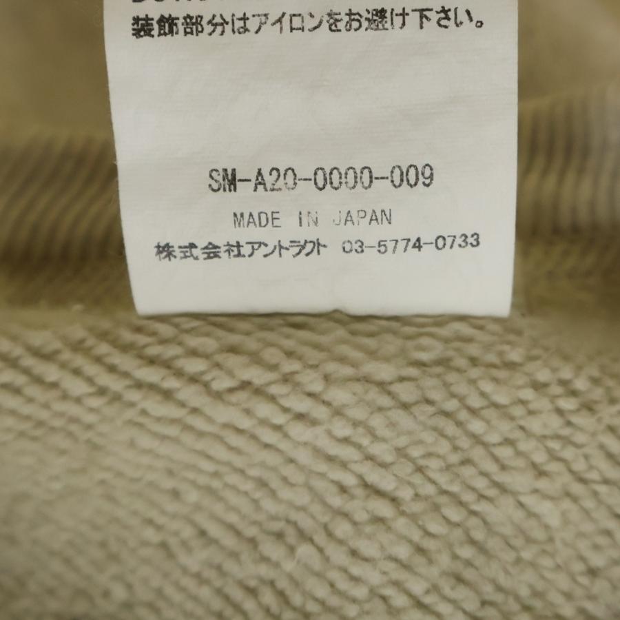 SAINT MICHAEL セントマイケル 20AW SM2 CREW SWEAT SHIRT ジーザス プリント クルーネックスウェットトレーナー グレー SM-A20-0000-009の画像