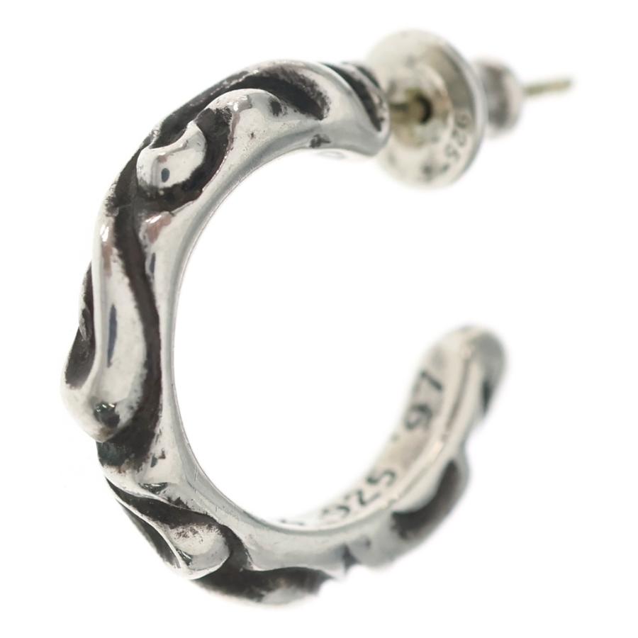 特価[訳あり品]クロムハーツ　スクロールフープ CHROME HEARTS（クロムハーツ） HOOP SCROOL スクロール フープピアス