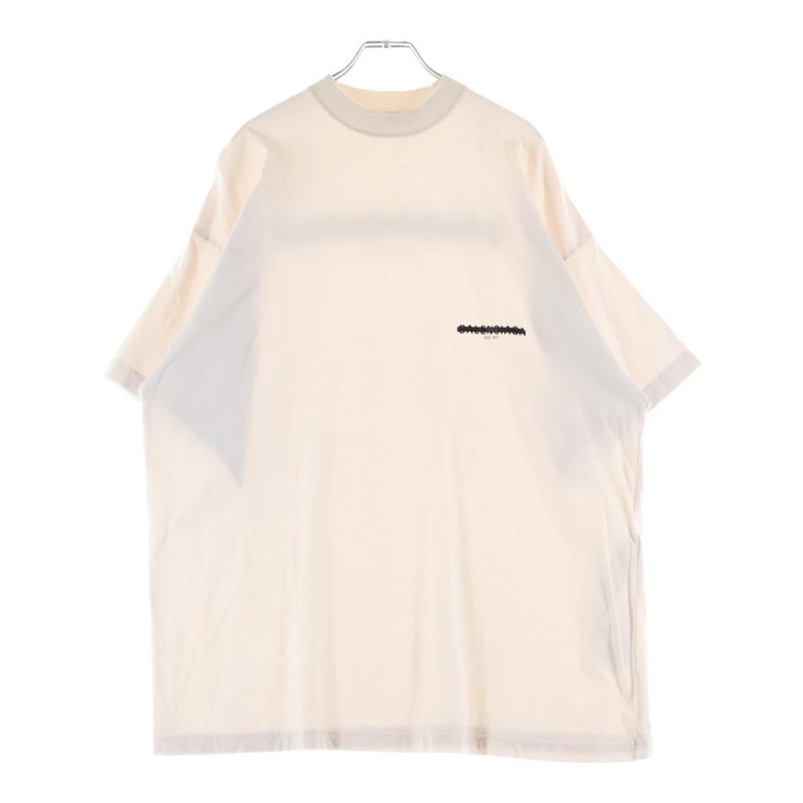 BALENCIAGA（バレンシアガ） STRIKE 1917 OVERSIZED T-SHIRT 両面ロゴ 