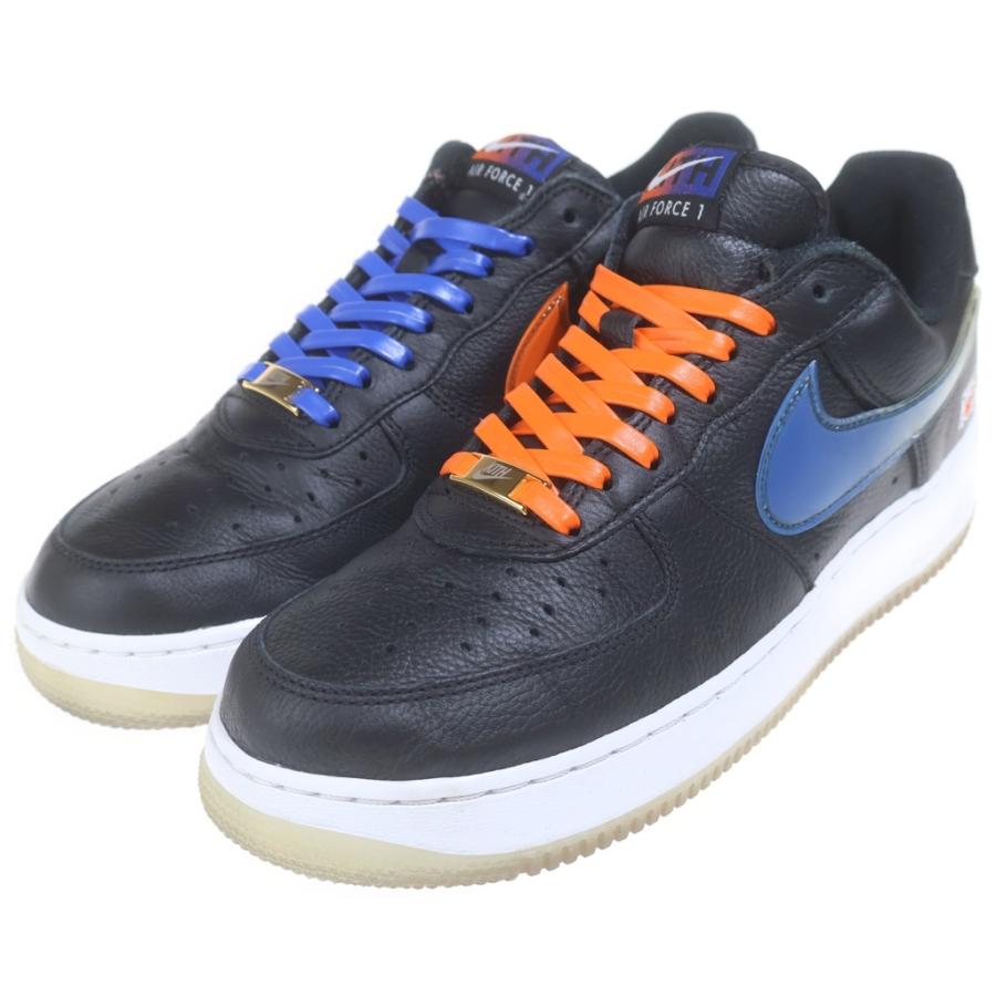 NIKE ナイキ AIR FORCE 1 LOW KITH NEW YORK KNICKS AWAY CZ7928-001 NYC ニューヨークニックス エアフォース1 ローカットスニーカー ブラック US9/27cm NIKE（ナイキ） ×キス エアフォース1 ロー ニューヨーク ニックス