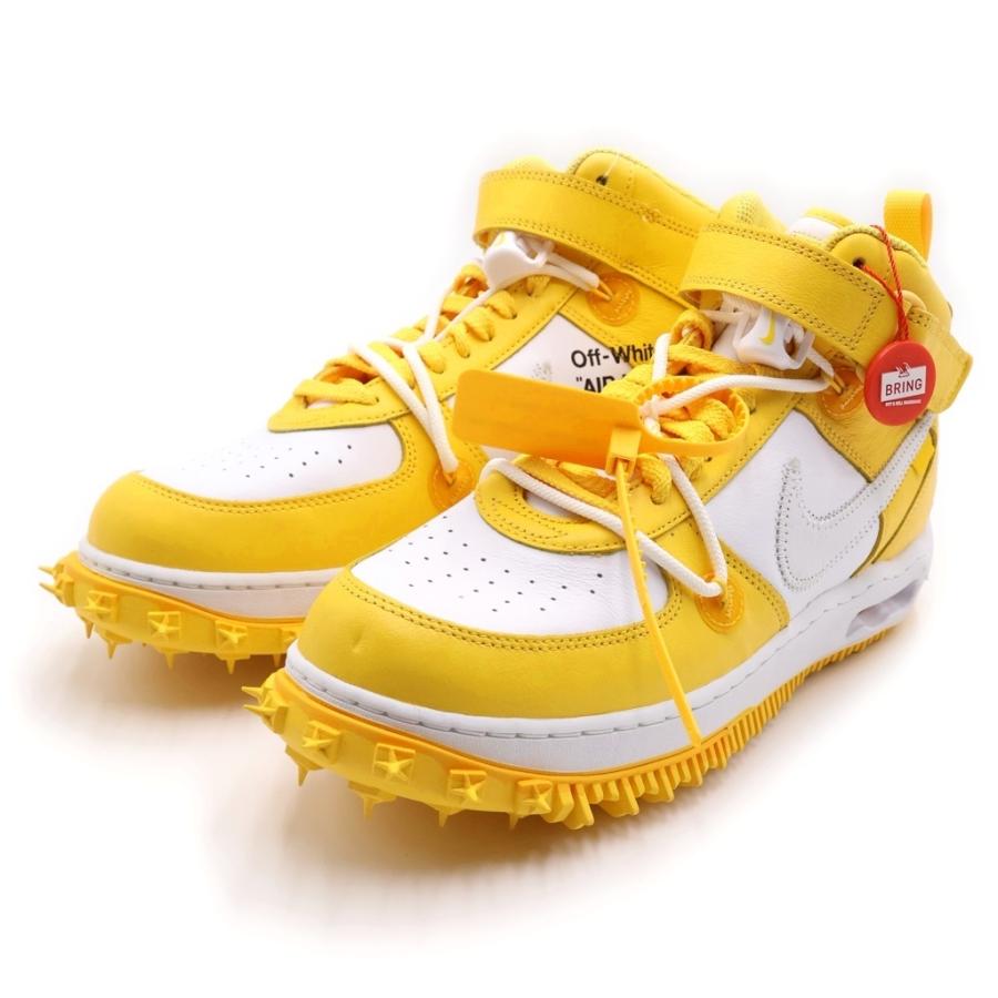 NIKE（ナイキ） ×OFF-WHITE AIR FORCE 1 MID SP LTHR オフホワイト