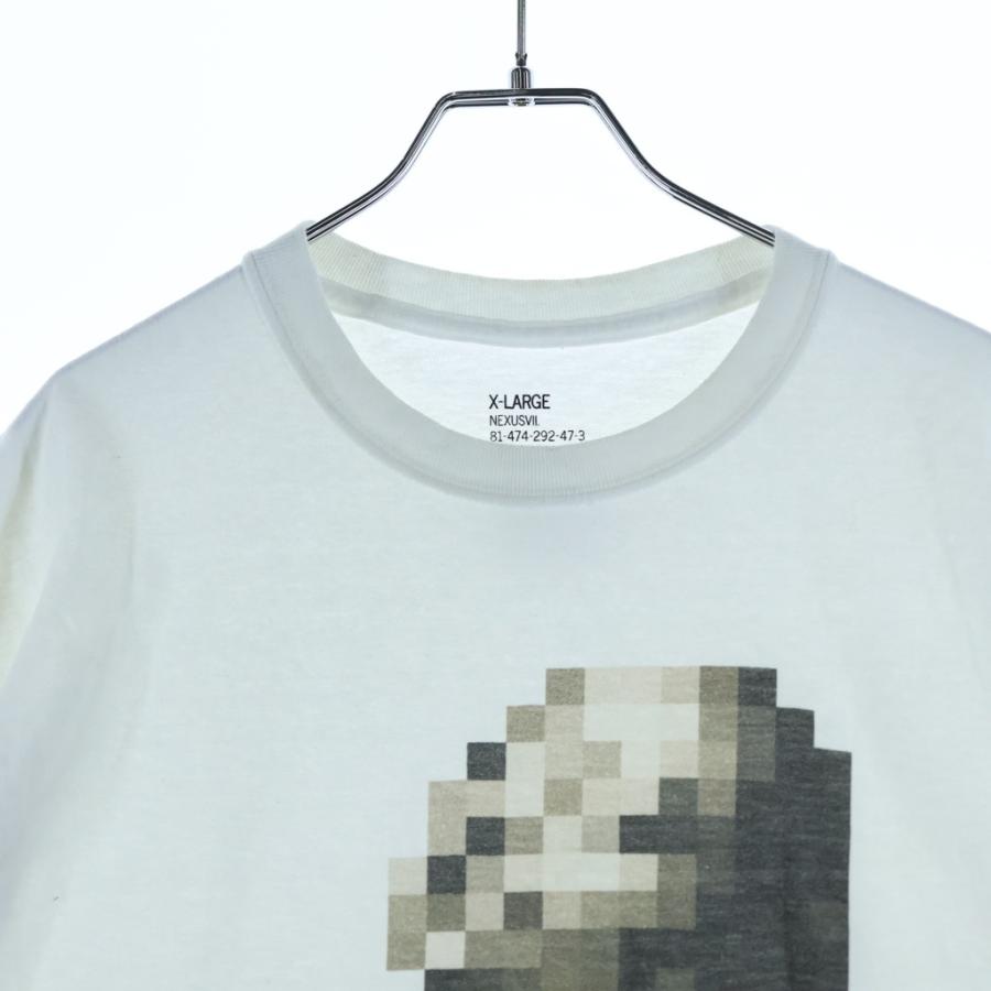 ネクサスセブン × モデレートジェネラリー デジカモ パロディプリント クルーネック 半袖Tシャツ カットソー ホワイト RMA-NGS-T0A |  | 02