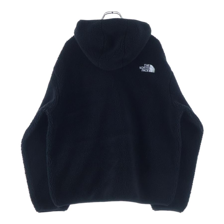 シュプリーム 20AW × ザノースフェイス Sロゴ フーデッド ボア ジップアップフリースジャケット ブラック NF0A5EHNの画像