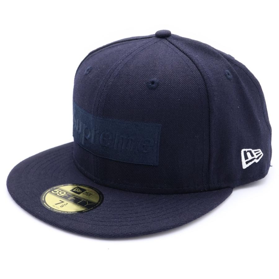 Supreme シュプリーム Box Logo Cap ネイビー キャップ 帽子 Supreme（シュプリーム） 14AW ×New Era Tonal Box Logo Cap